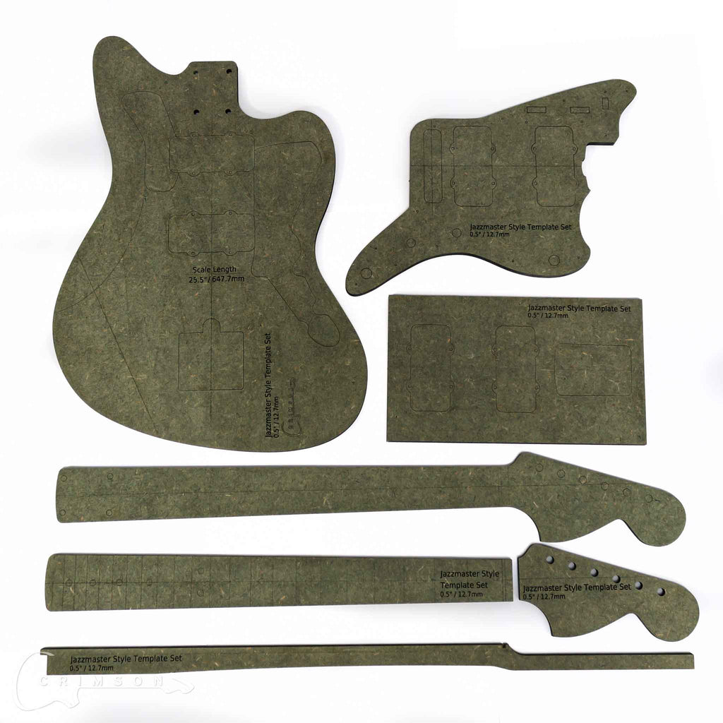 Template Set Fender Jazzmaster Type
