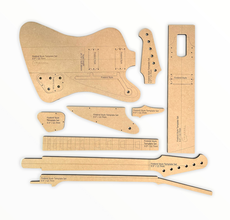 Template Set - Gibson Firebird Type Body and Neck