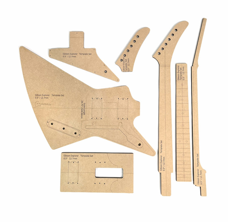 Template Set - Gibson Explorer Type Body and Neck