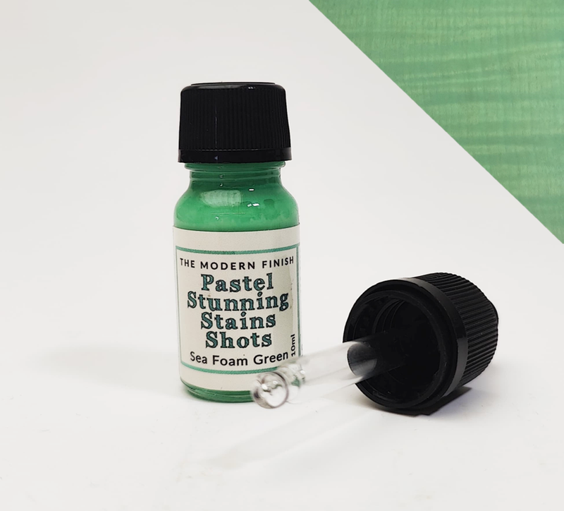 Sea Foam Green Pastel Stain concentrated Shot