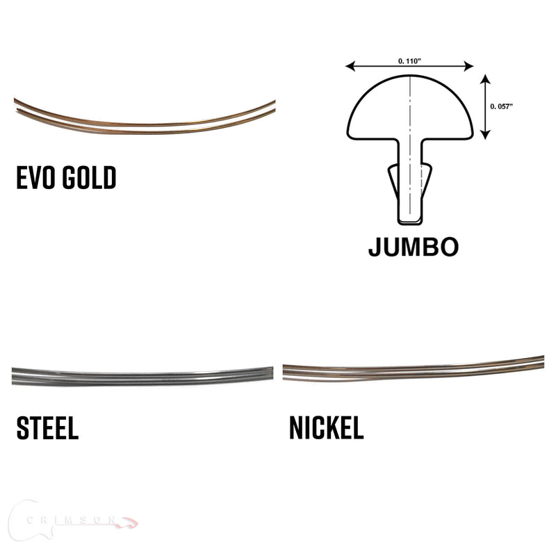 Jumbo Fret Wire Materials and Diagram