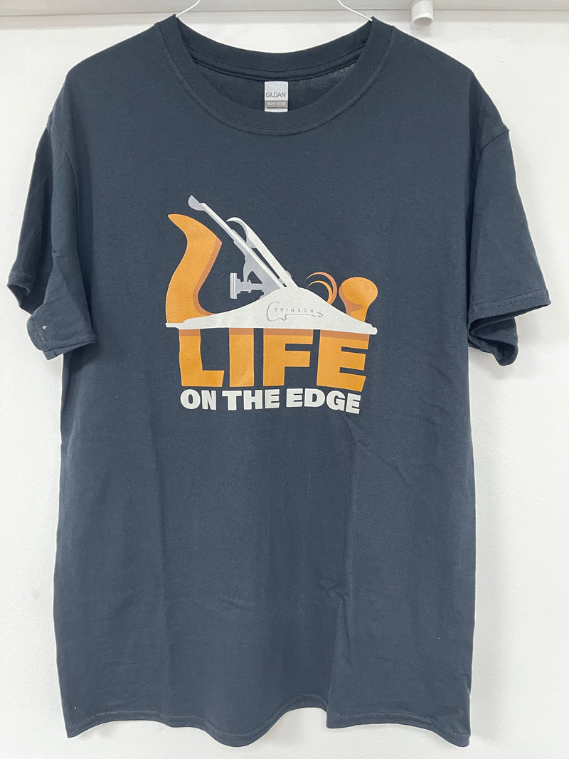 Tee Shirt - Life On The Edge - Black