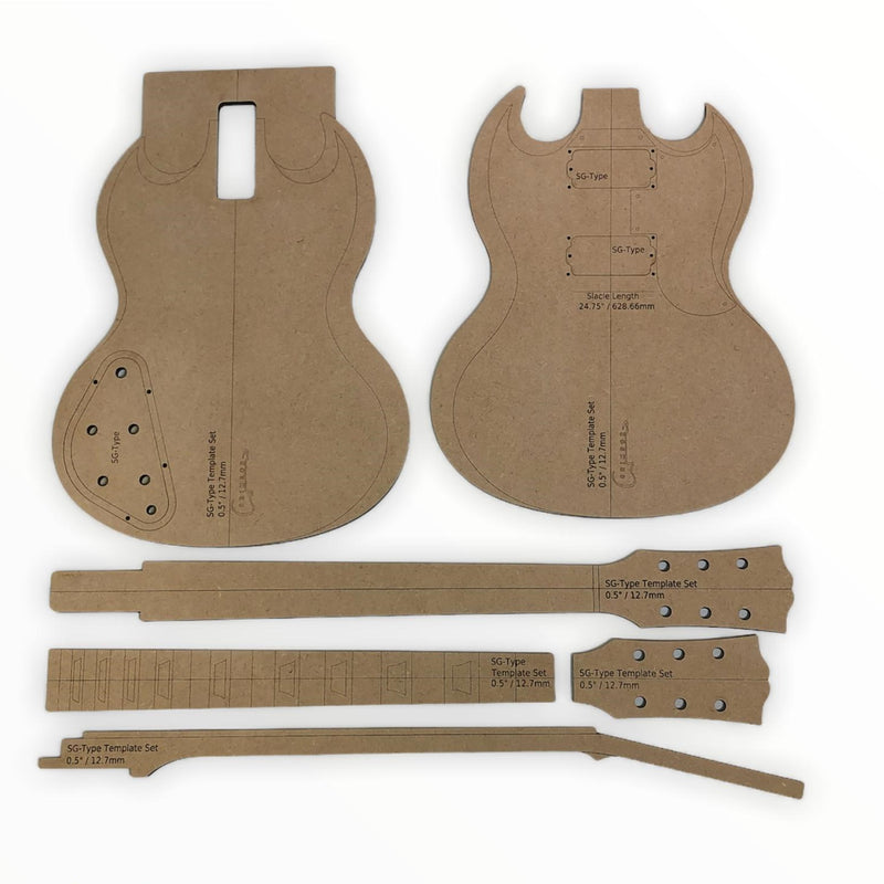 Template Set - Gibson SG Type Body and Neck
